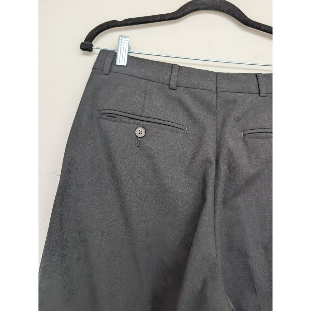 Vintage Oscar de la Renta Wool Gray Mens Dress Pants Trousers Sz 30 - Picture 15 of 16